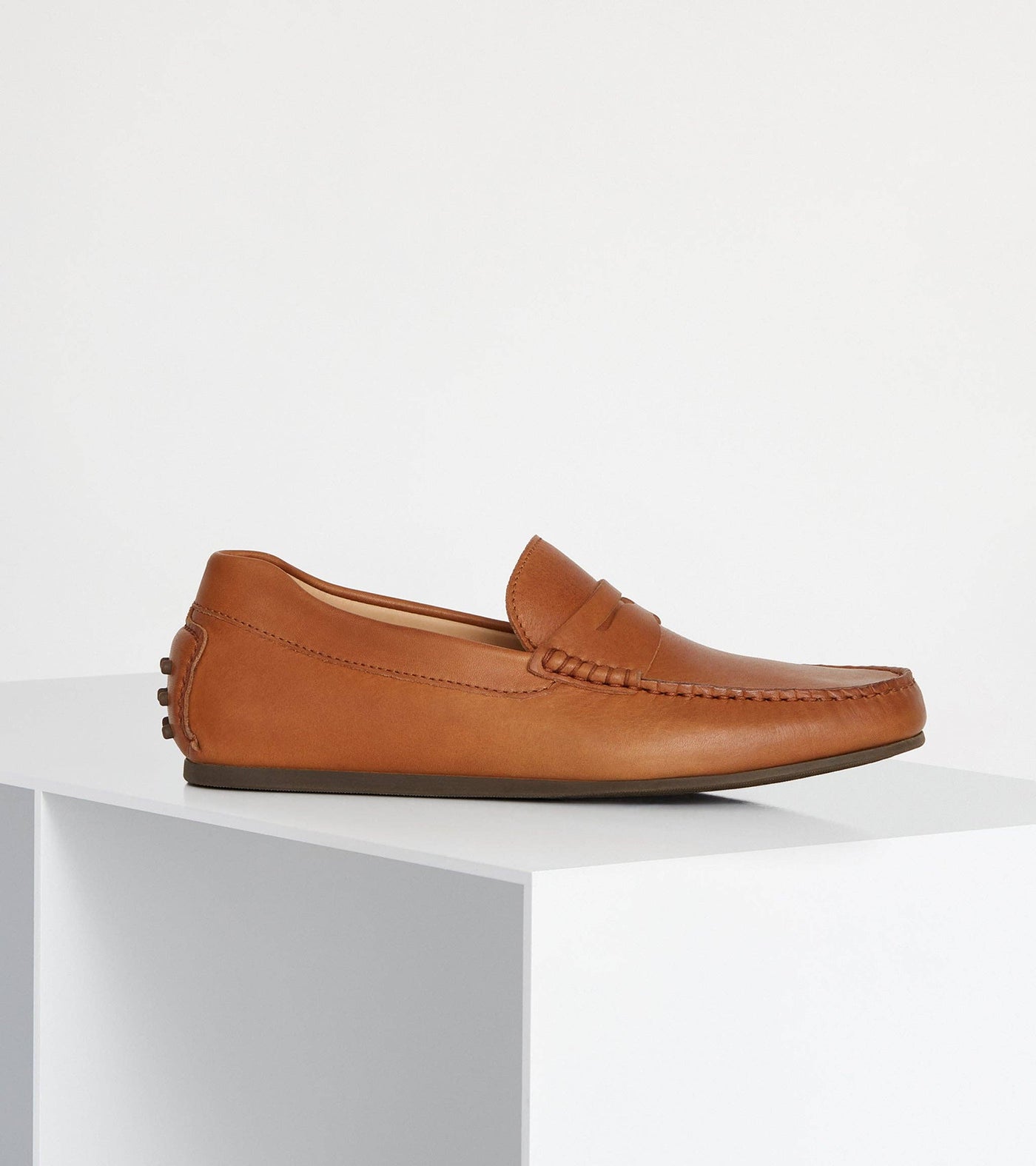 Decker Men's Suede Loafers Handcrafted in Portugal: Sand Suede / 11