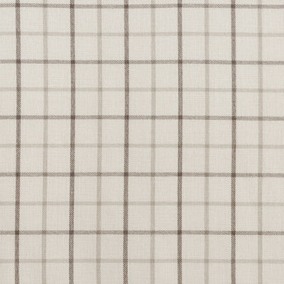 Plaid Fleece Lining Window Panel, Ivory: 84"